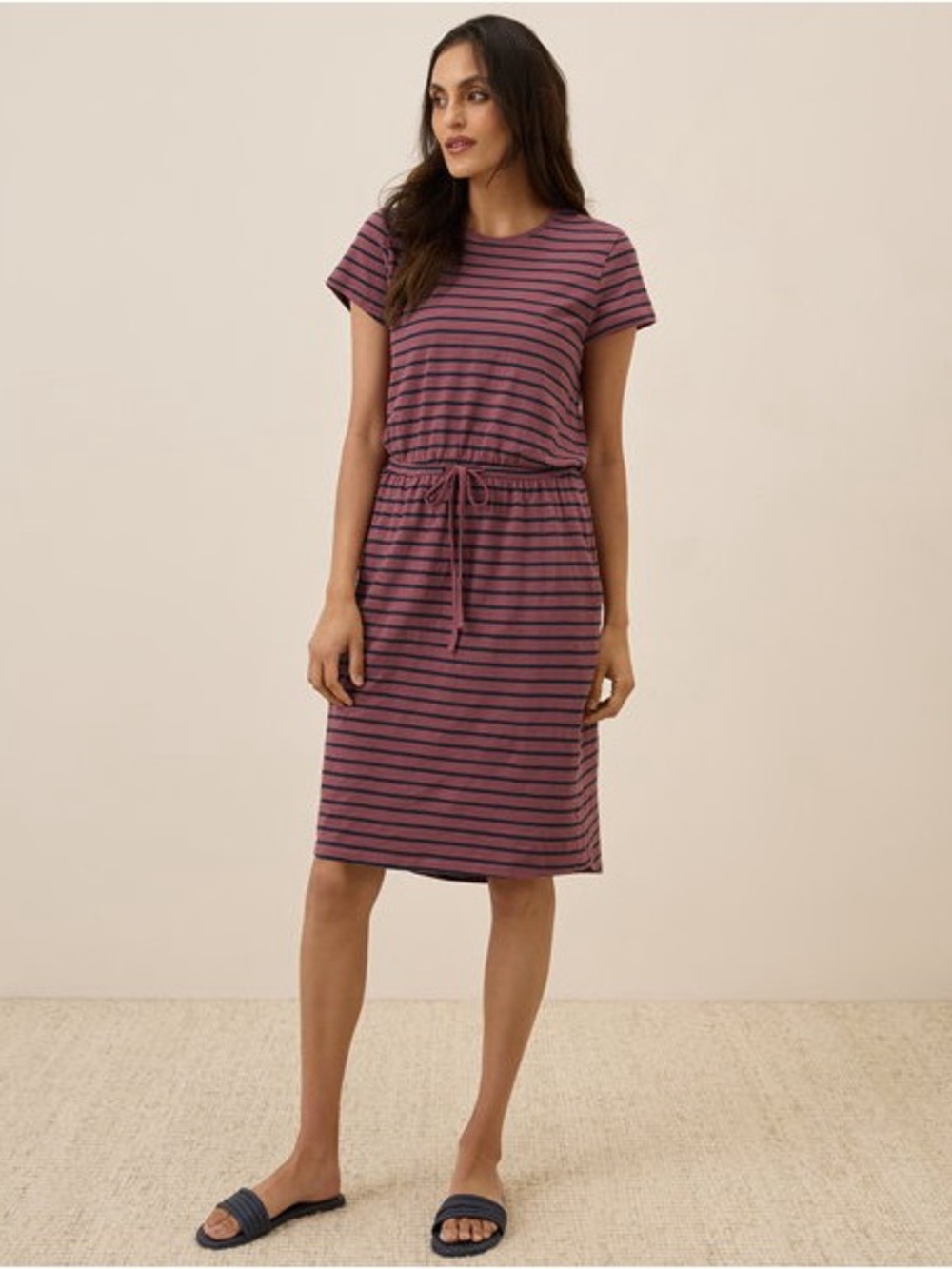 Pact Women’s Relaxed Slub Weekend Dress Size Medium